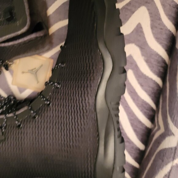 Nike Jordan Future EP Boot Sneakers Black Water Resistant 854554-002 US Men 12.5 - Picture 13 of 16